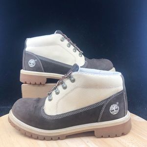Timberland Chukka Waterproof Boots Brown/Tan Size 5.5